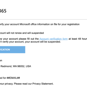 Office365 Encrypted HTML Letter 100% Inbox with Link