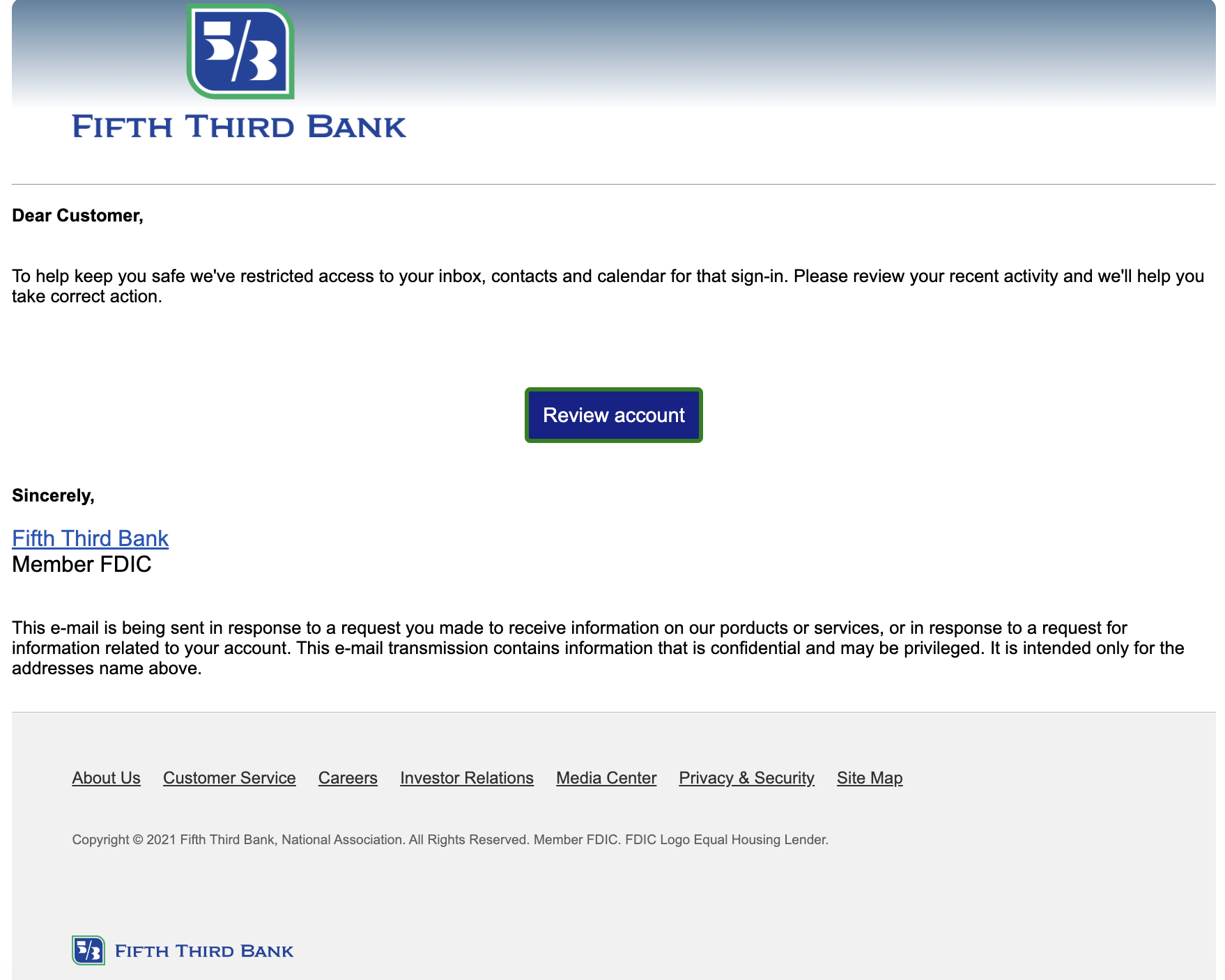 53rd Bank Encrypted HTML Letter 100% Inbox with link