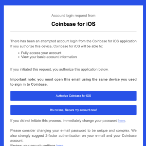 Coinbase Encrypted Html Letter 100% Inbox guaranted