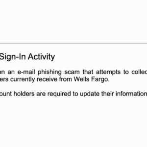 Wellsfargo Encrypted html letter 100% inbox with link