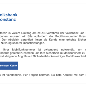 Volks Bank Encrypted HTML Letter 100% Inbox with link