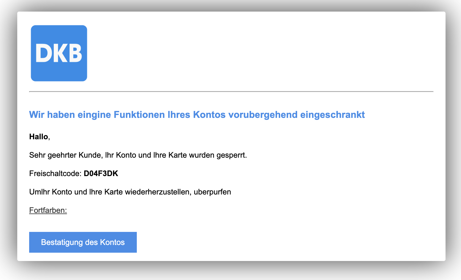 DKB Encrypted Html Letter 100% Inbox with link