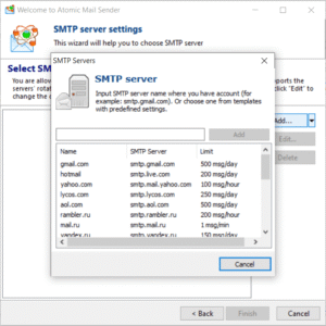 Atomic Email Sending Software